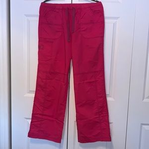 Wonderwink Pink Scrub Pants Size Large